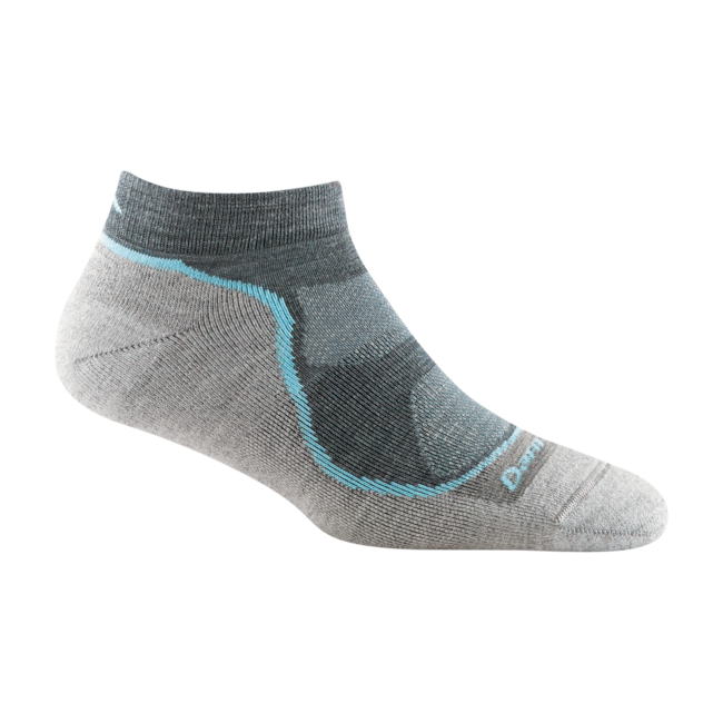 Darn Tough Light Hiker No Show Lightweight planinarske čarape s amortizacijom, Slate