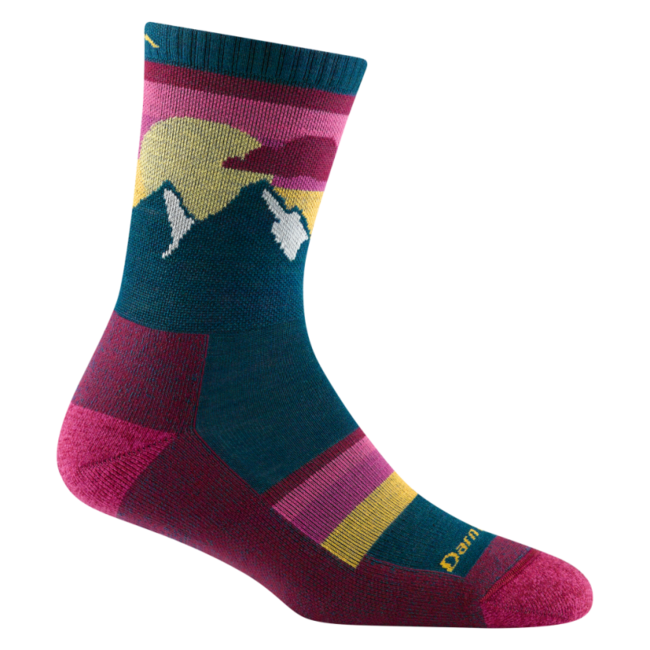 Darn Tough Sunset Ledge Micro Crew Lightweight planinarske čarape s amortizacijom, Taupe