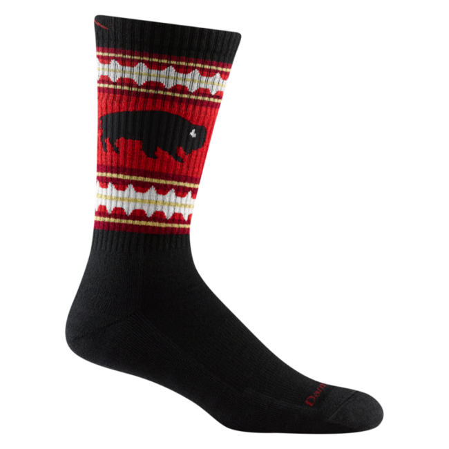 Darn Tough VanGrizzle Boot Midweight planinarske čarape s amortizacijom, Crna