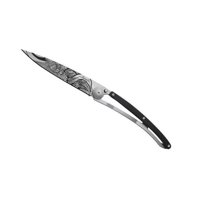 Deejo Fantasy Demon sklopivi nož ebony wood