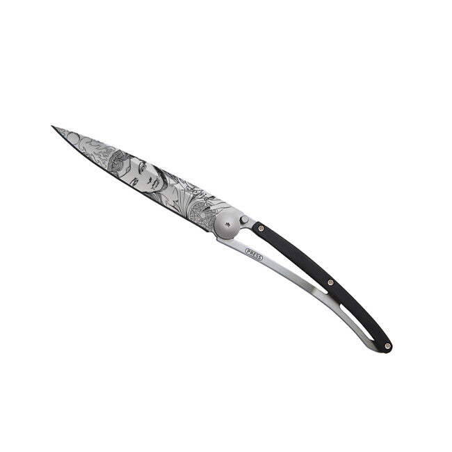 Deejo Fantasy Succubus sklopivi nož ebony wood