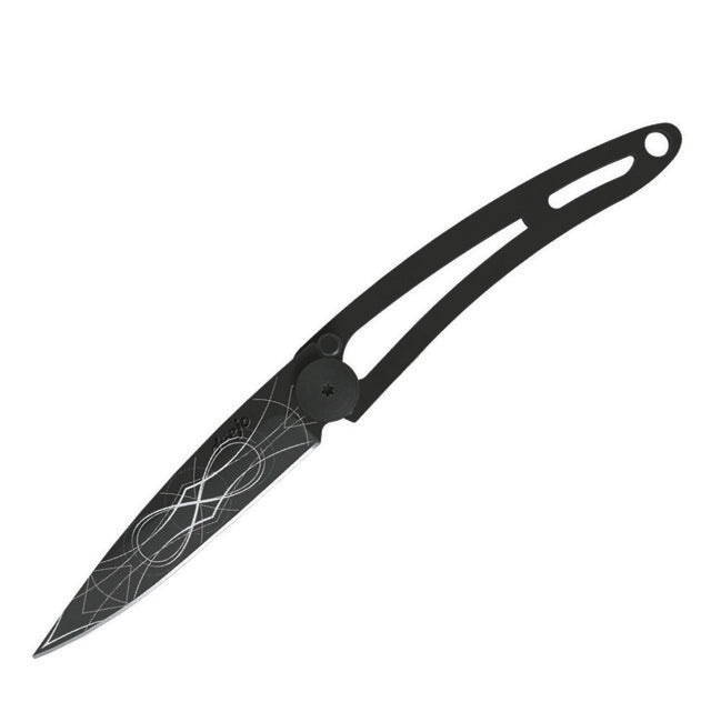 Deejo Naked Black Tattoo Infinite sklopivi nož