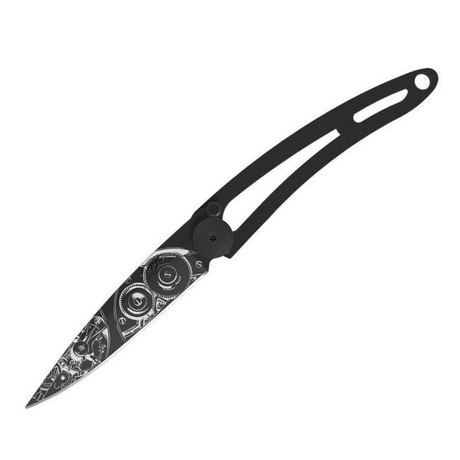 Deejo Watchmaker sklopivi nož Naked Black Tattoo
