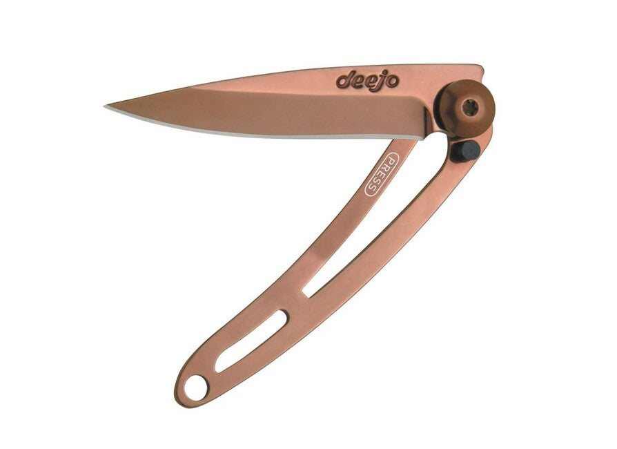 Deejo naked copper sklopivi nož