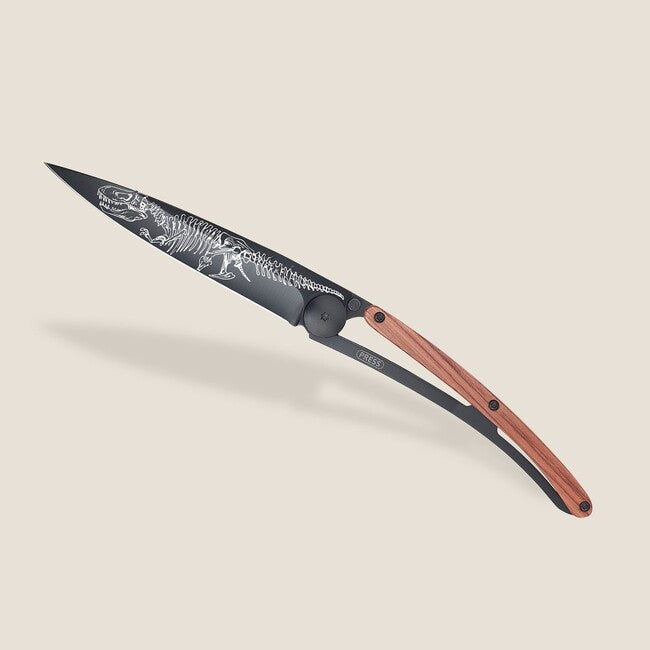 Deejo Tattoo sklopivi nož Black coralwood T-Rex