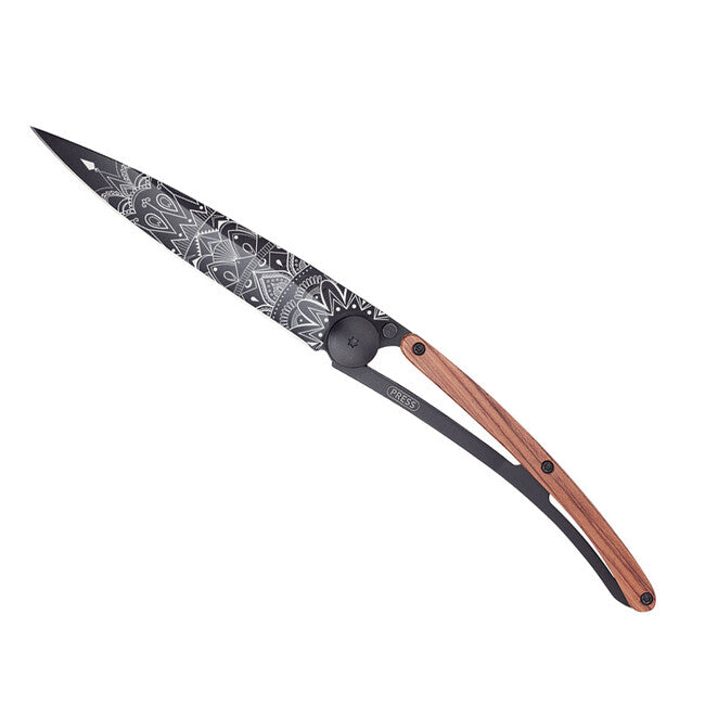 Deejo Tattoo sklopivi nož mandala black coralwood