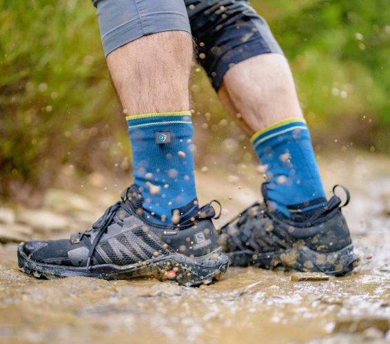 DexShell Running Lite 2.0 nepromočive čarape, Mallard Blue