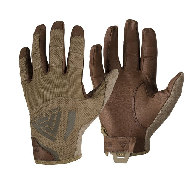 Direct Action® Hard Gloves kožne rukavice, Coyote Brown