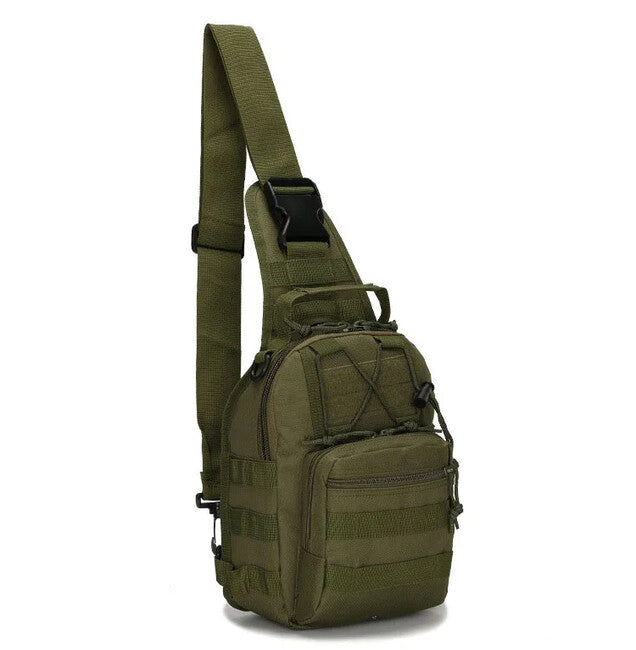 DRAGOWA Crossbody torba, maslinasto zelena