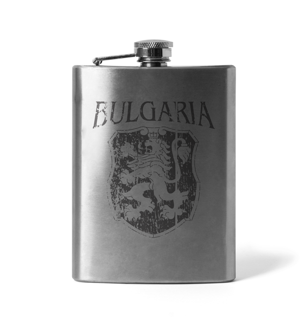 DRAGOWA gravirana pljoska Bugarski grb 210 ml