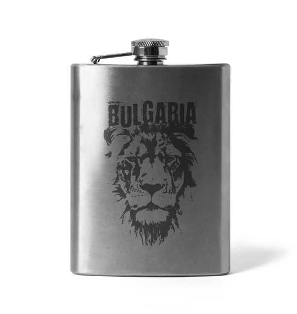 DRAGOWA pljoska gravirana Bugarski lav 210 ml