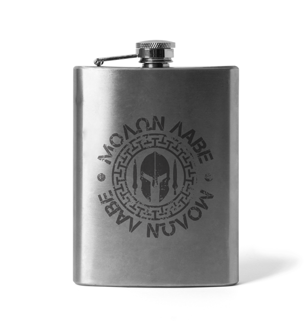 DRAGOWA pljoska Molon Labe gravirana 210 ml