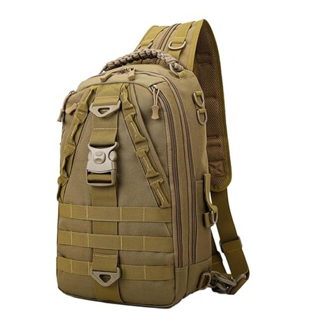 DRAGOWA TACTICAL Charlie jednoramenski ruksak 20 L, khaki