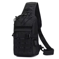 DRAGOWA TACTICAL Oscar jednoramenski ruksak, crni