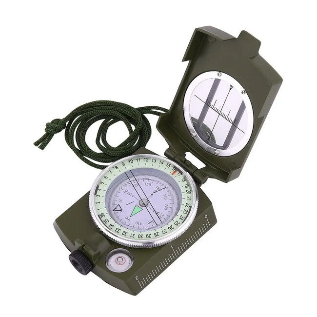 DRAGOWA Tactical Drift metalni vodootporni kompas, zeleni