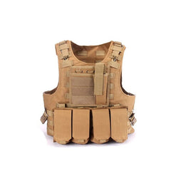 DRAGOWA Heavy Duty prsluk vojni, Coyote