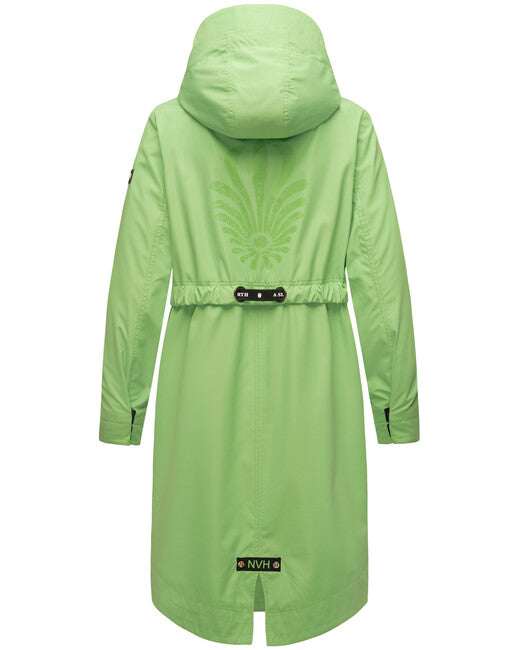 Navahoo JOSINAA ženska prijelazna jakna s kapuljačom, Jade green