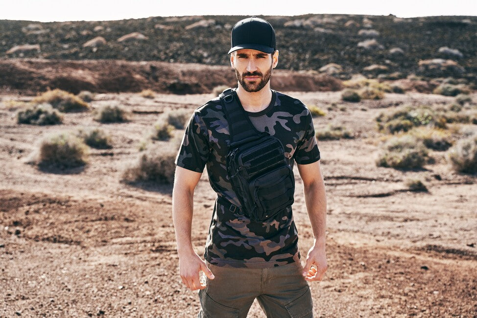 Brandit US Cooper torba preko ramena, darkcamo