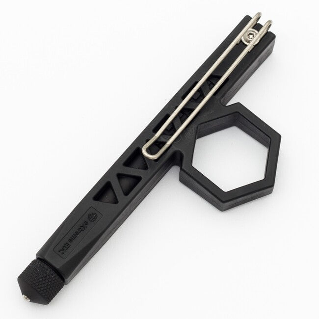 Extreme pen II kubotan EDC, crni