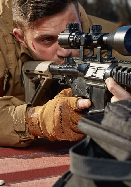 Pentagon Duty Mechanic 1/2 rukavice bez prstiju, Coyote
