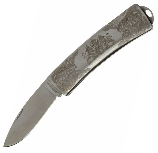 Eka Classic 5 potpuno čelični nož 5,6 cm, ornamenti