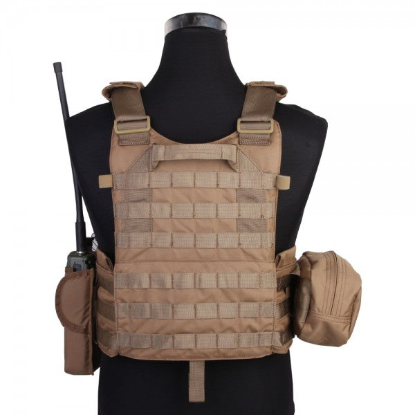 Emersongear LBT6094A nosač ploča 500D s 3 džepa, coyote