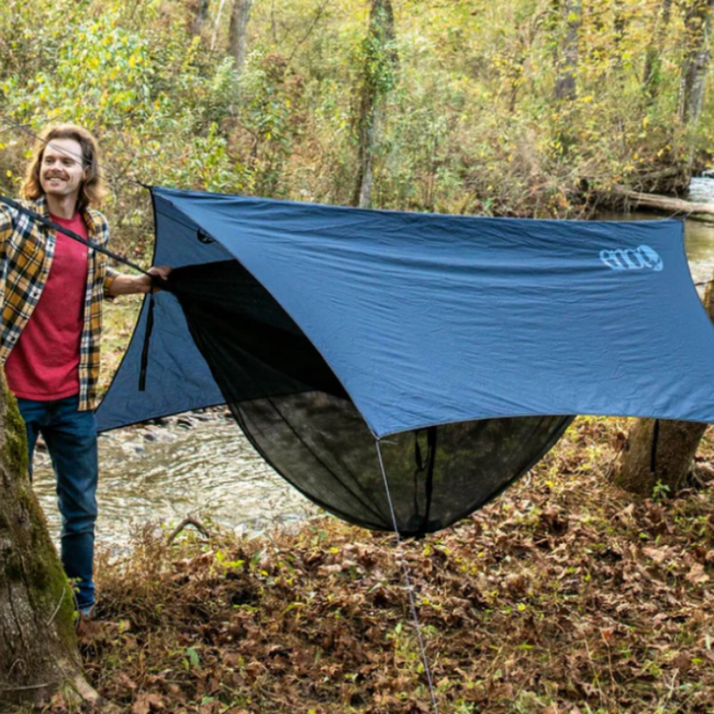 ENO ProFly Sil zaklon Rain Tarp, sivi