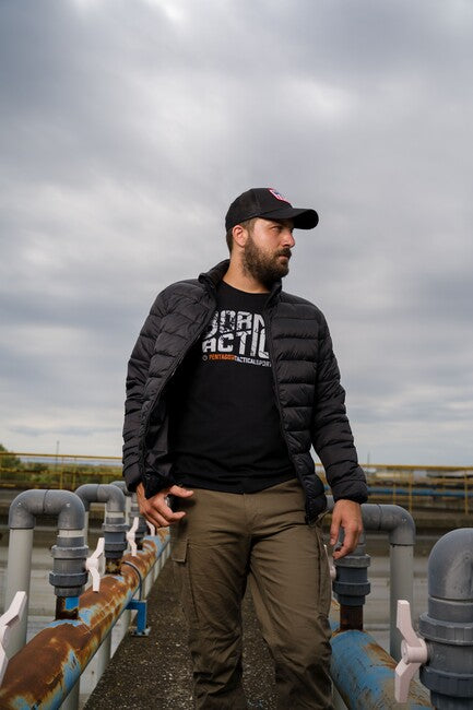 Pentagon Born for Action majica, crna
