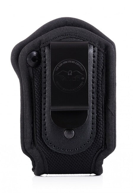 Falco Nylonové opaskové puzdro F800 na zásobník so sponou a retenčnou skrutkou kompatibilné so zásobníkmi Glock 19, čierne pravé