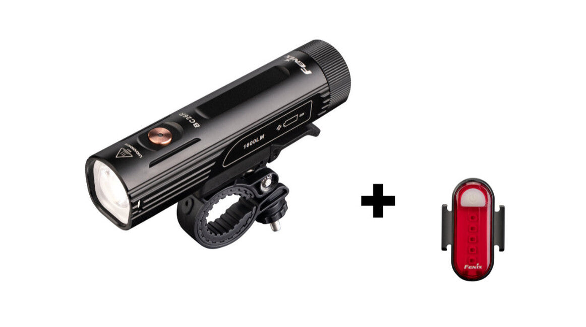 Fenix BC26R i BC05R V2.0 set svjetiljke za bicikl i treptajućeg svjetla