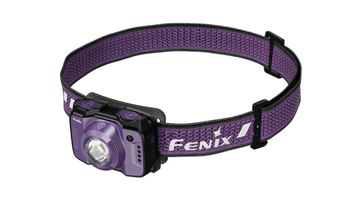 Fenix HL12R V2.0 punjiva naglavna svjetiljka, ljubičasta