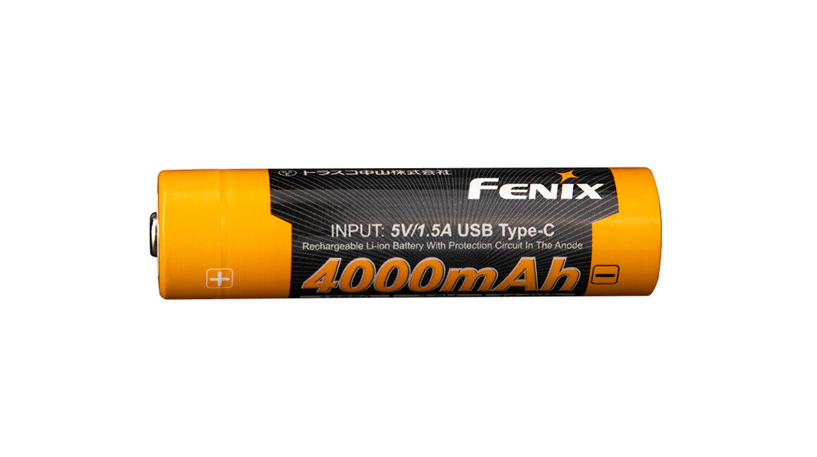 Fenix 18650 punjiva USB-C baterija 4000 mAh (Li-Ion)