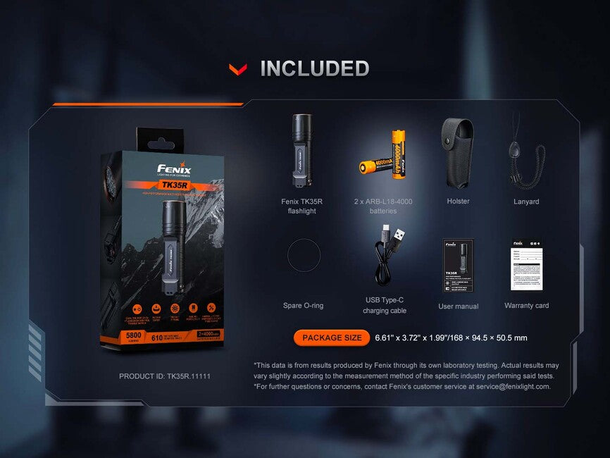Fenix TK35R punjiva LED svjetiljka (5800 lumena)