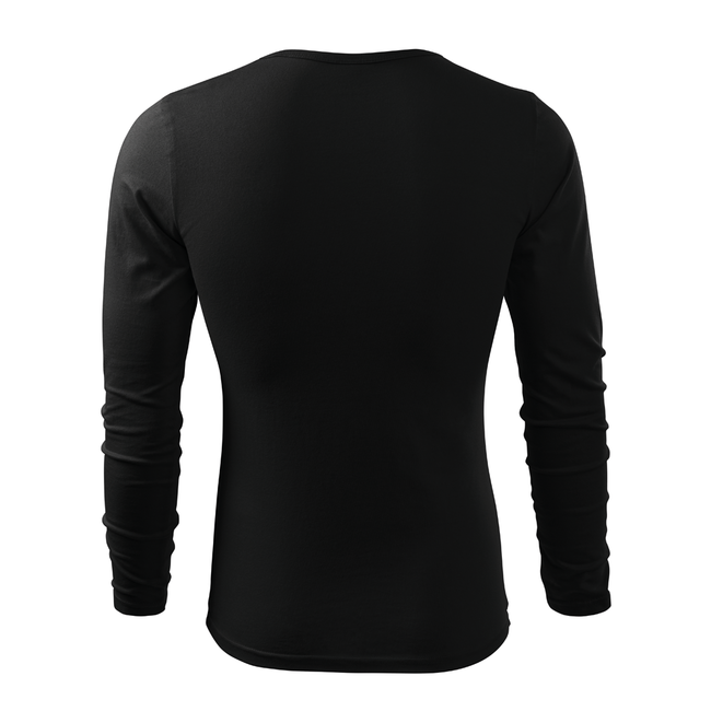 DRAGOWA Fit-T majica s dugim rukavima 160g/m2, crna