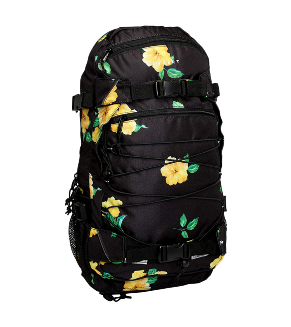 Forvert Louis ruksak Allover 20L, crni hibiscus
