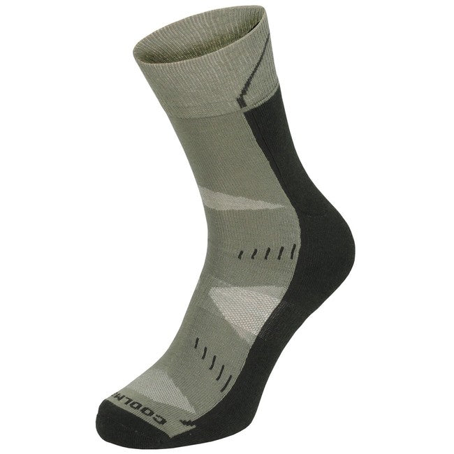 Fox Outdoor Arber trekinške funkcionalne čarape coolmax 1 par, zelene