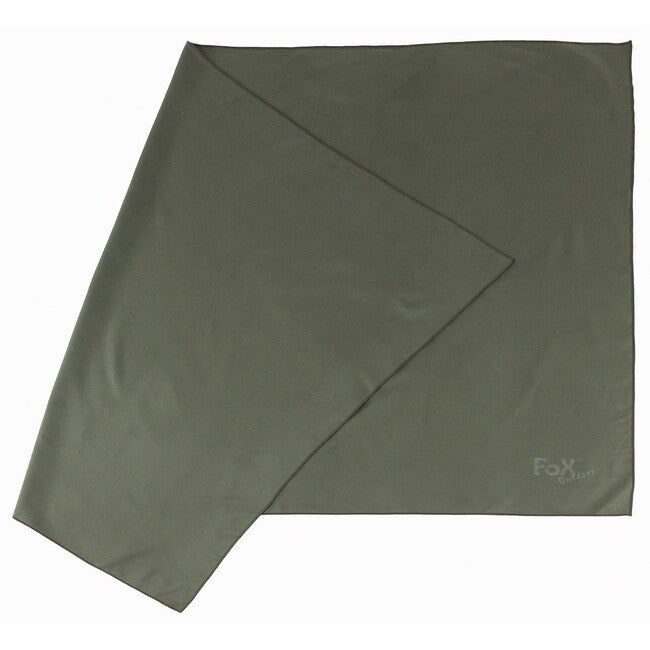 Fox Outdoor "Quickdry" putni ručnik mikrovlakno, OD zelena, cca 130 x 80 cm