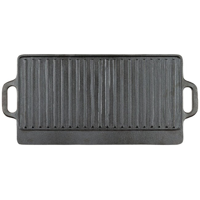 Fox Outdoor tava za roštilj od lijevanog željeza, cca 50 x 23 x 1,5 cm