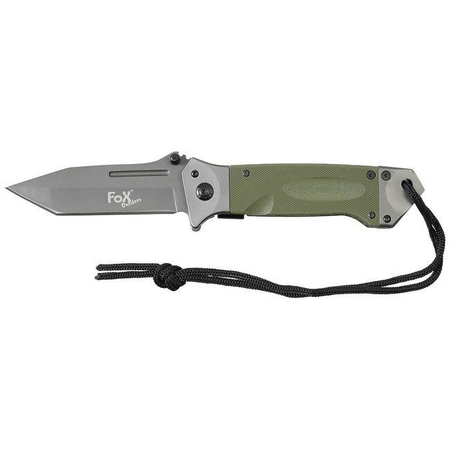 Fox Outdoor Jack nož jednoručni, OD green, ručka G10