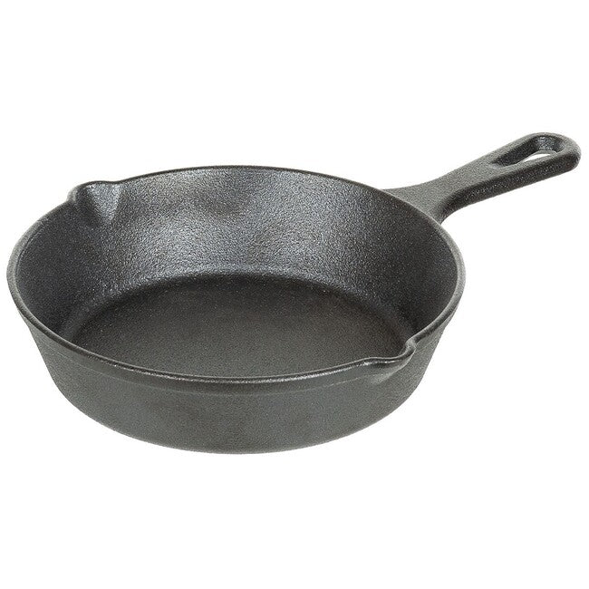 Fox Outdoor tava za prženje lijevano željezo s ručkom, promjer cca. 20 cm