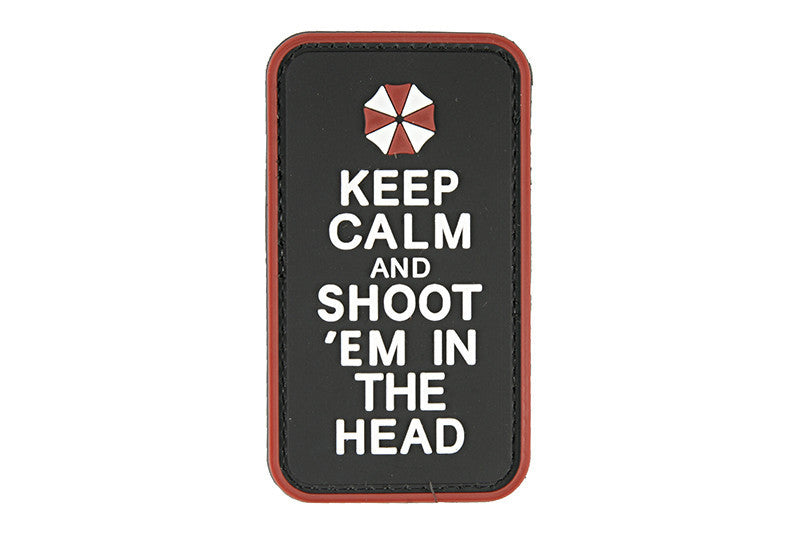 WARAGOD Keep Calm našivak 5 x 9cm, crni