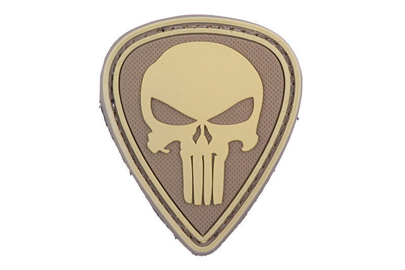 WARAGOD Punisher taktički našivak 5 x 4cm tactical, pješčani