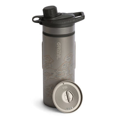 GRAYL GeoPress™ Titanium Purifier filtracijska boca + Cook Lid, Covert Black