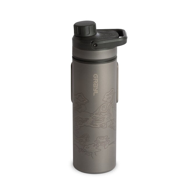 GRAYL UltraPress™ Purifier filtracijska boca Titanium, Covert Black