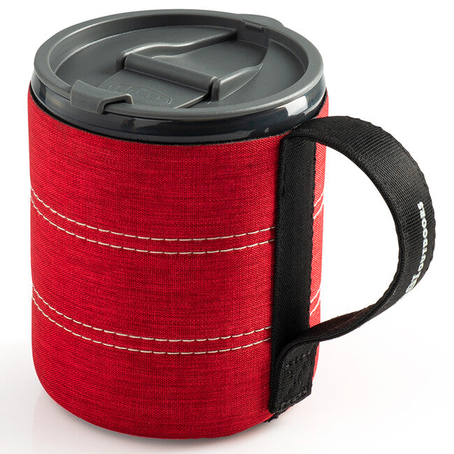 GSI Outdoors Infinity Backpacker Mug dječja šalica s nastavkom 550 ml, crvena