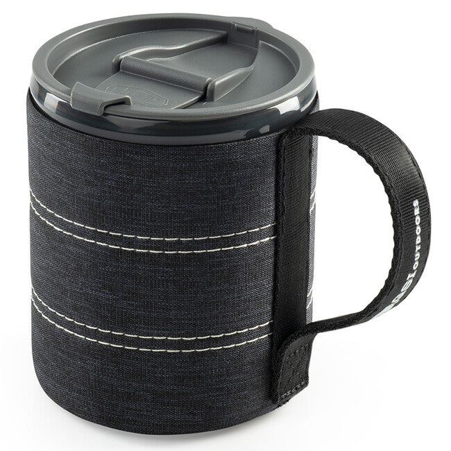 GSI Outdoors Infinity Backpacker Mug dječja šalica s nastavkom 550 ml, crna