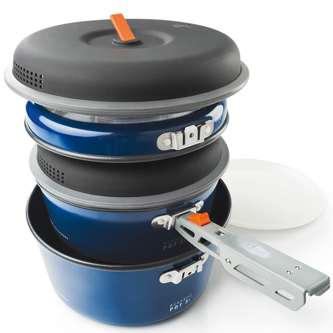 GSI Outdoors Bugaboo Ceramic Base Camper kamping set lonaca Medium 2+3 l