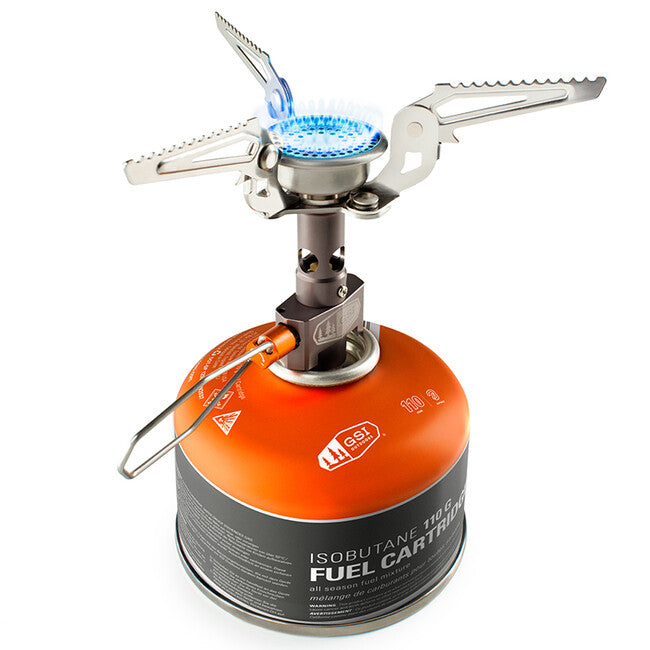GSI Outdoors Pinnacle Canister Stove plinsko trekking kuhalo, srebro