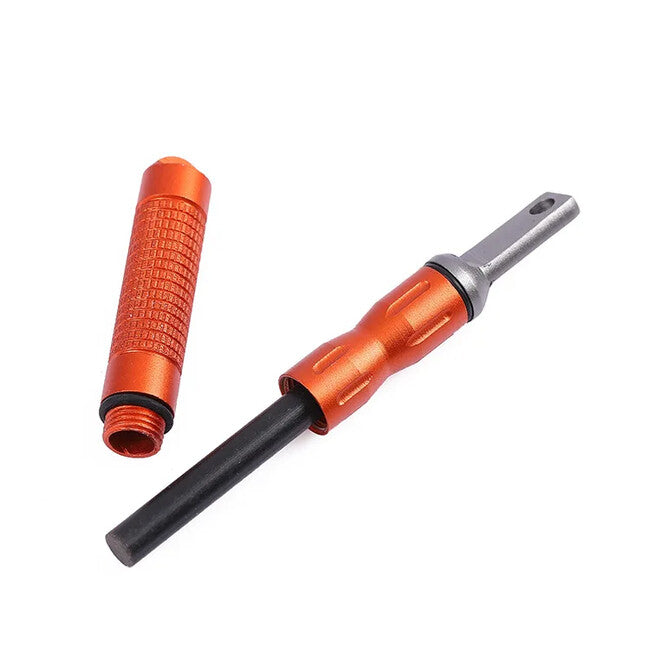 DRAGOWA Tactical Redflame džepno vodootporno magnezijsko kresivo, crno