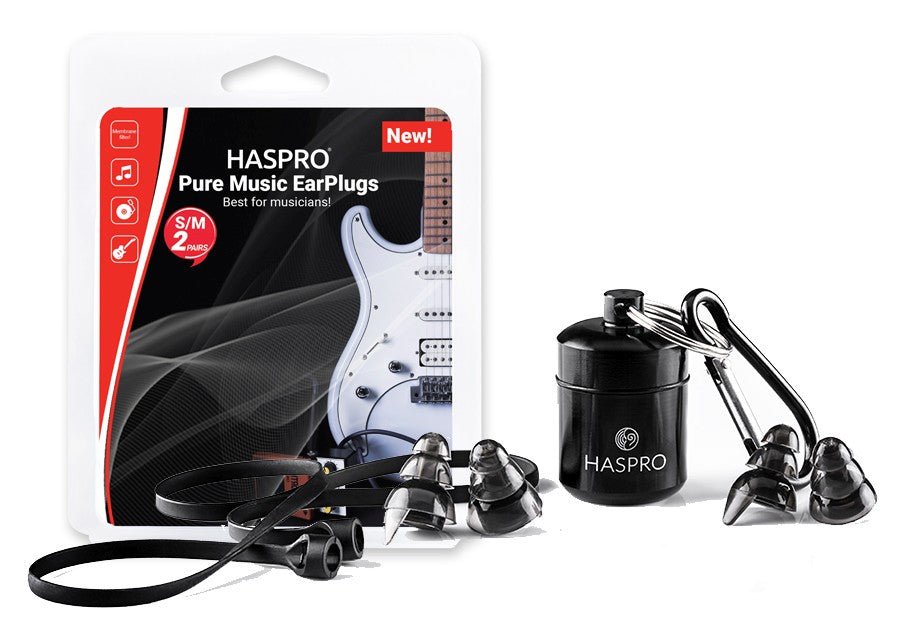 HASPRO Pure music čepovi za uši, crni